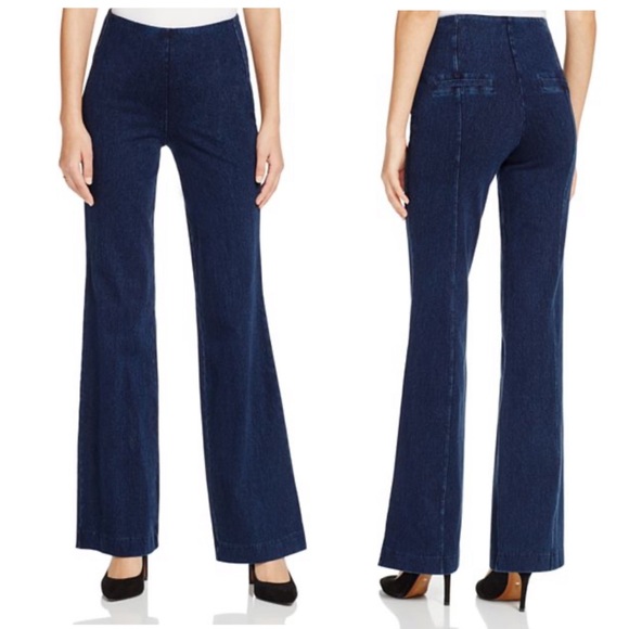 Lysse Denim - Lysse Wide Leg Pull On Denim Jeans Pants